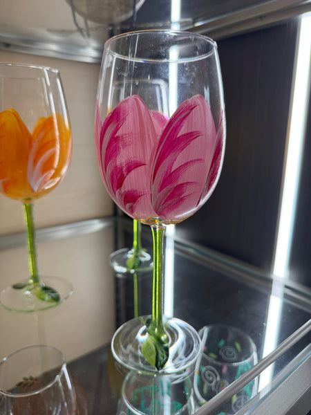 Tulip Wine Glass Stemmed