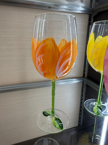 Tulip Wine Glass Stemmed