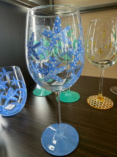 Starfish Wine Glass Stemmed