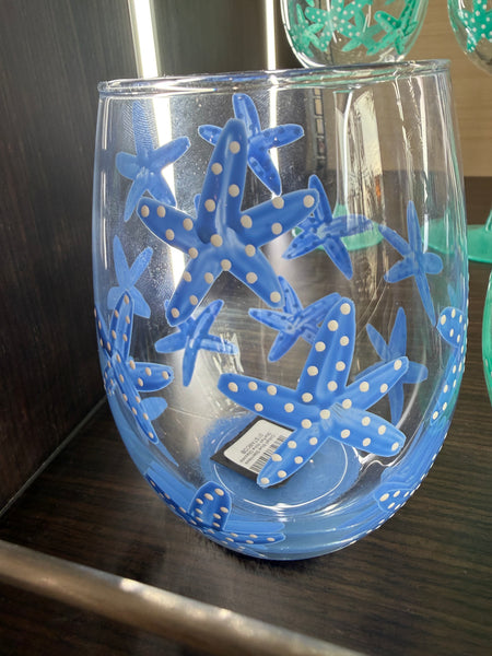 Starfish Wine Glasses Stemless