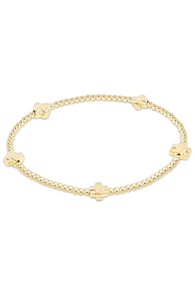 Signature Cross 2mm Bracelet