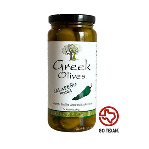 Jalapeno Stuffed Greek Olives 10oz