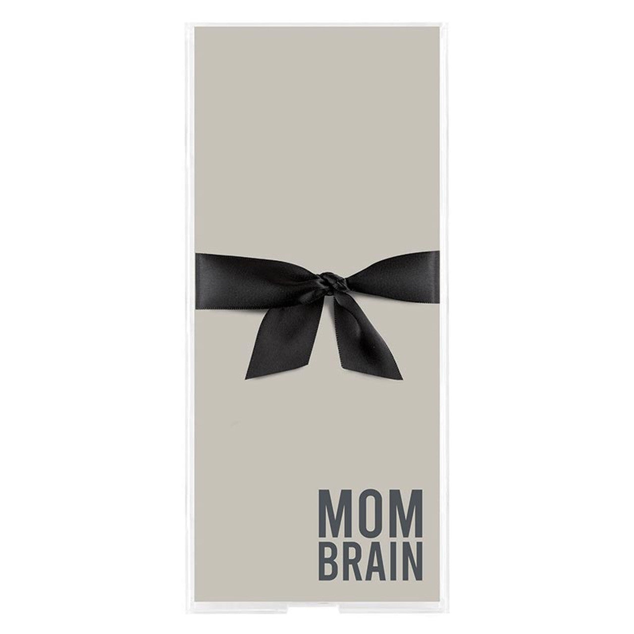 Rectangle Notepaper with Acrylic Tray - Mom Brain