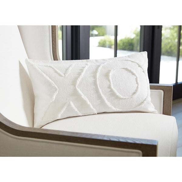 Lumbar Pillowcase - XO White