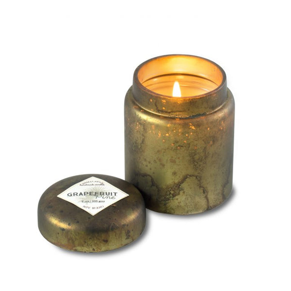 Sage Mountain Fire Candle Pot Grapefruit Pine 9oz