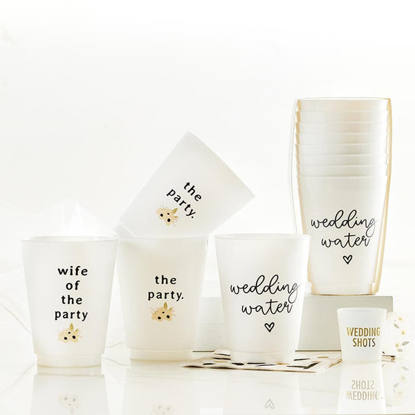 Frost Shot Cups - Wedding Shots - Set of 10