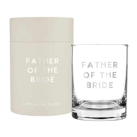 DOF Rocks Glass - Father of the Bride