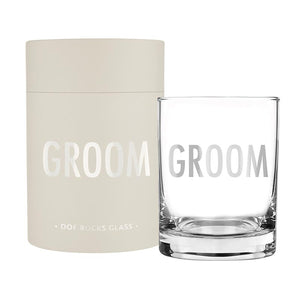 DOF Rocks Glass - Groom