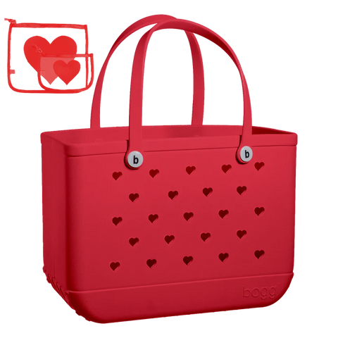 Bogg Bag Limited Edition Red Hearts