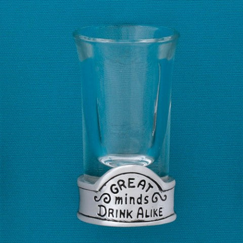 Great Minds Shot Glass