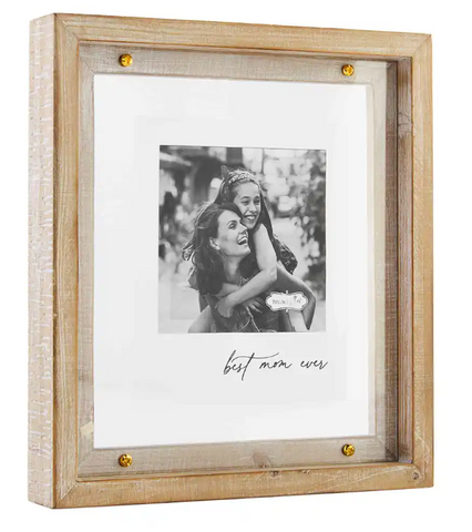 Best Mom Ever Brass Picture Frame