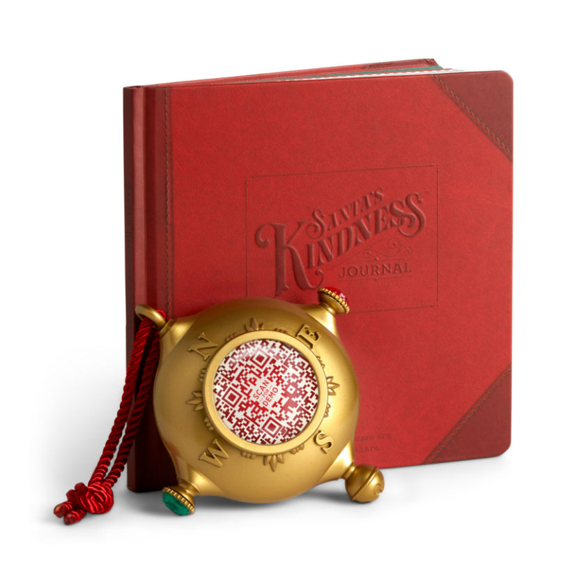 Santa's Kindness Ornament & Journal Set
