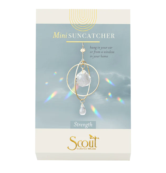 Mini Suncatcher - Lotus/Strength