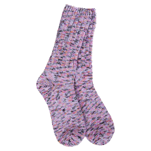 Weekend Ragg Crew Lavender Socks