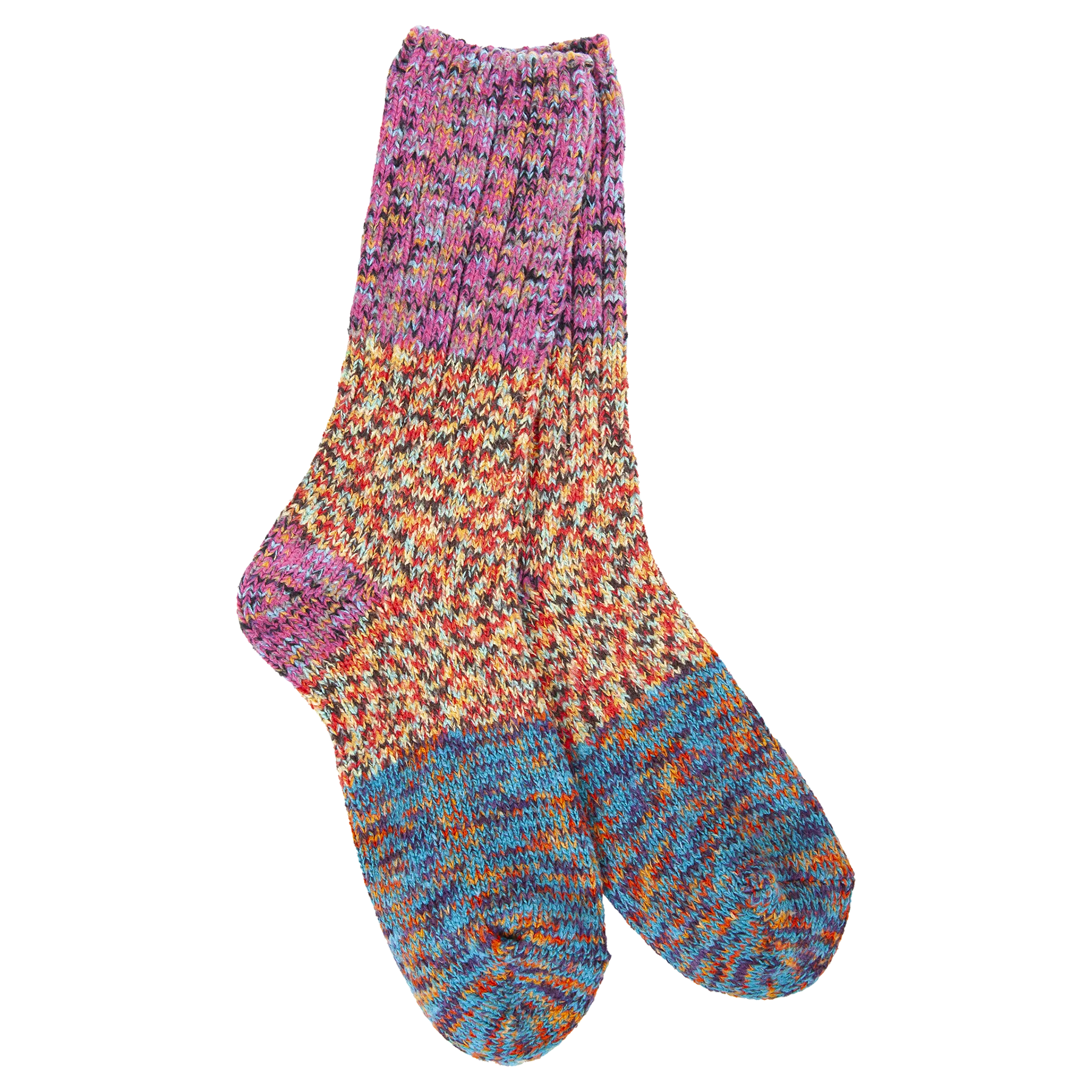 Weekend Ragg Crew Colorblock Fiesta CB Multi Socks