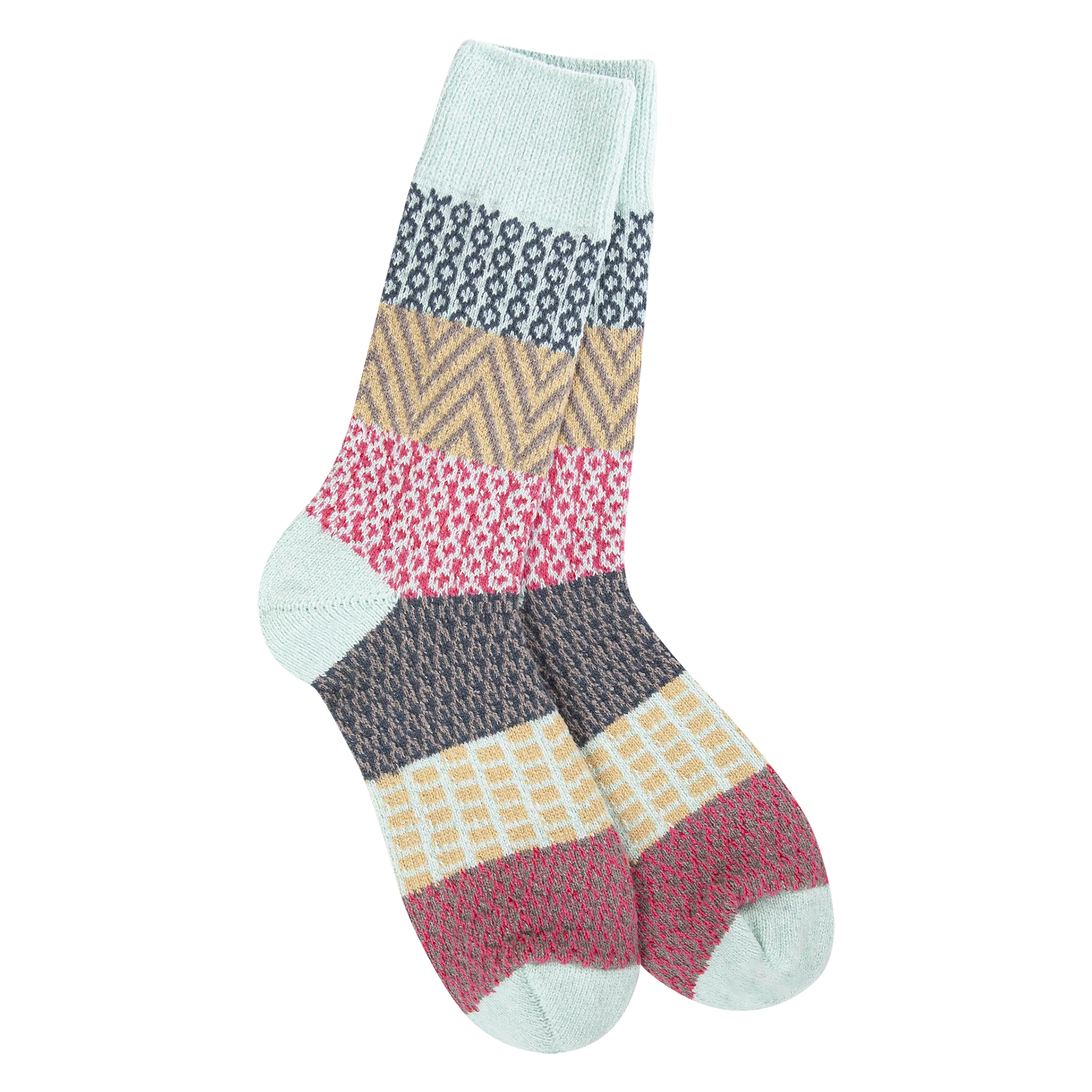 Weekend Gallery Crew Boho Stripe Socks