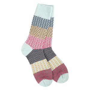 Weekend Gallery Crew Boho Stripe Socks