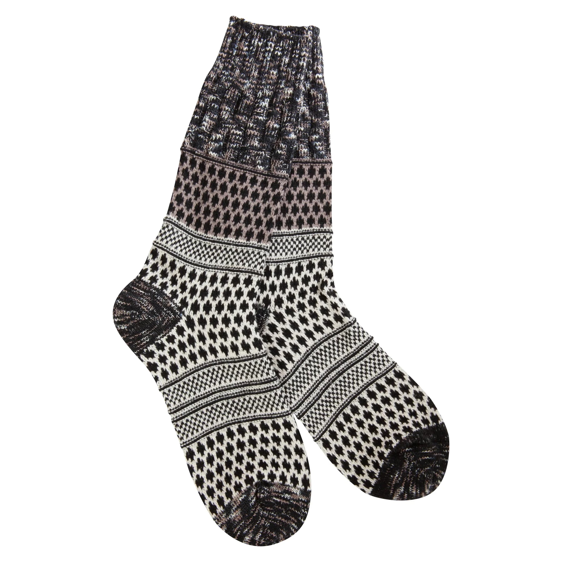 Weekend Gallery Textured Crew Nightfall Multi Socks