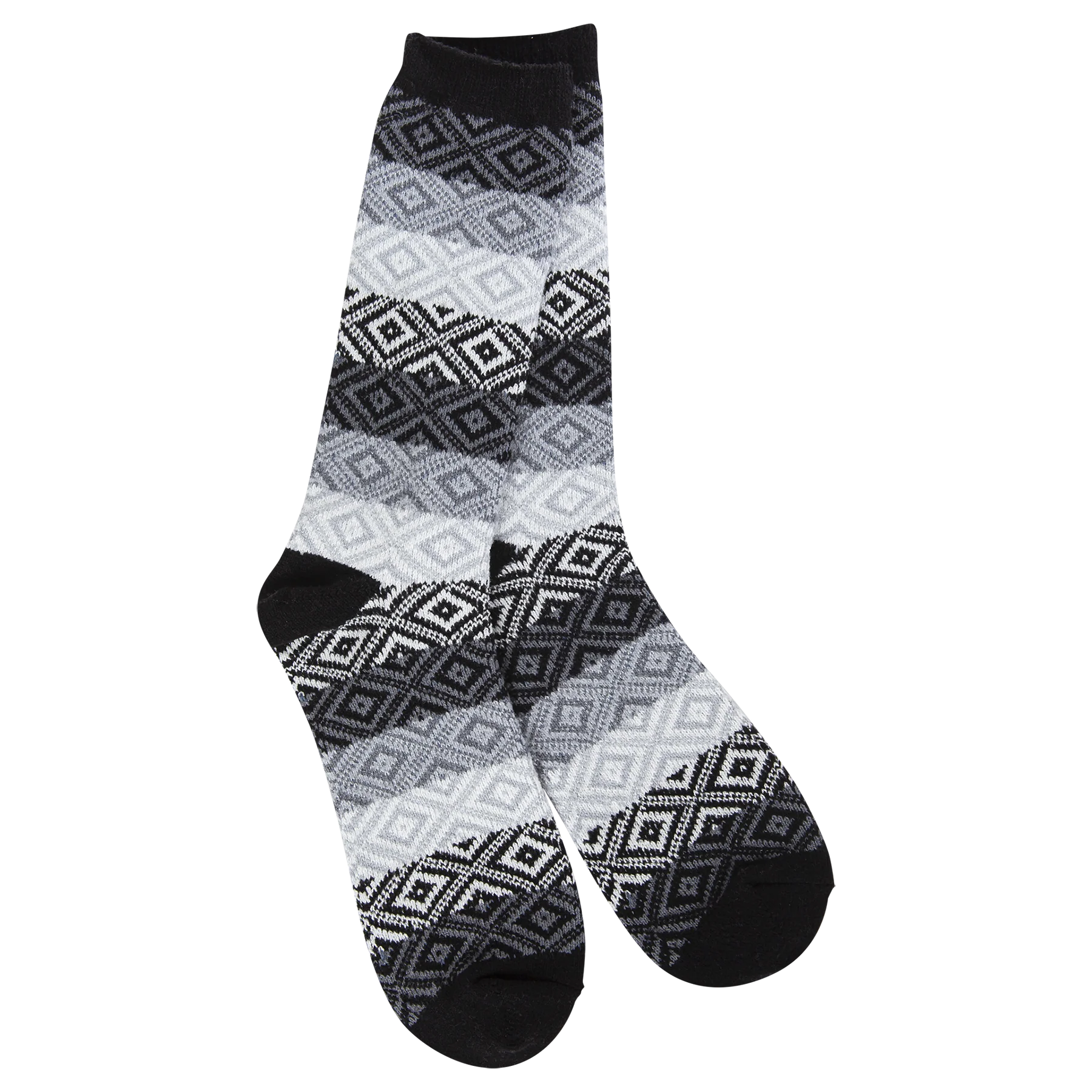 Weekend Gem Crew Socks Black Multi