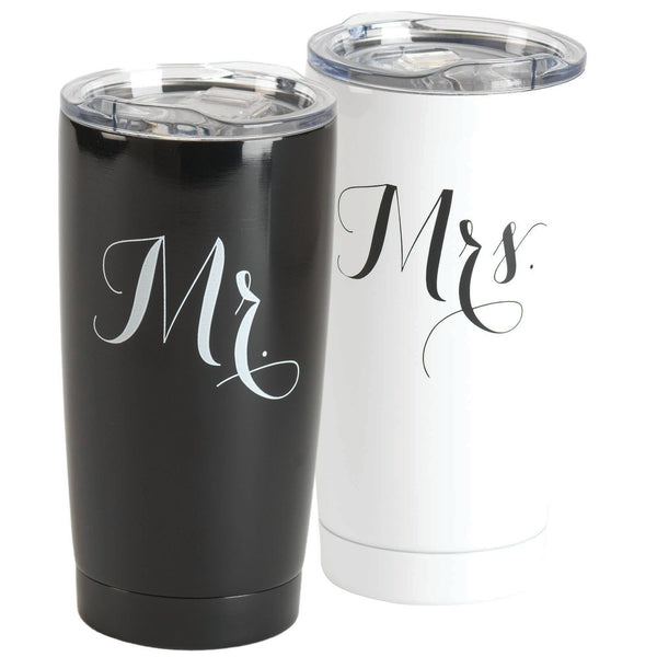 Mr. & Mrs. Stainless Steel Tumbler Set