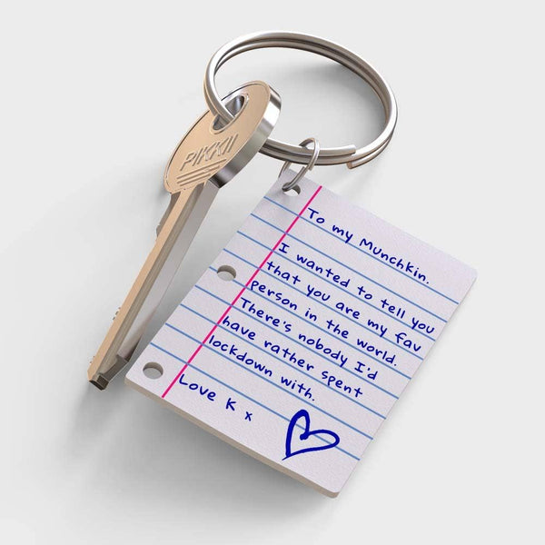 Little Letter Shrink Keyring | Personalized Gift