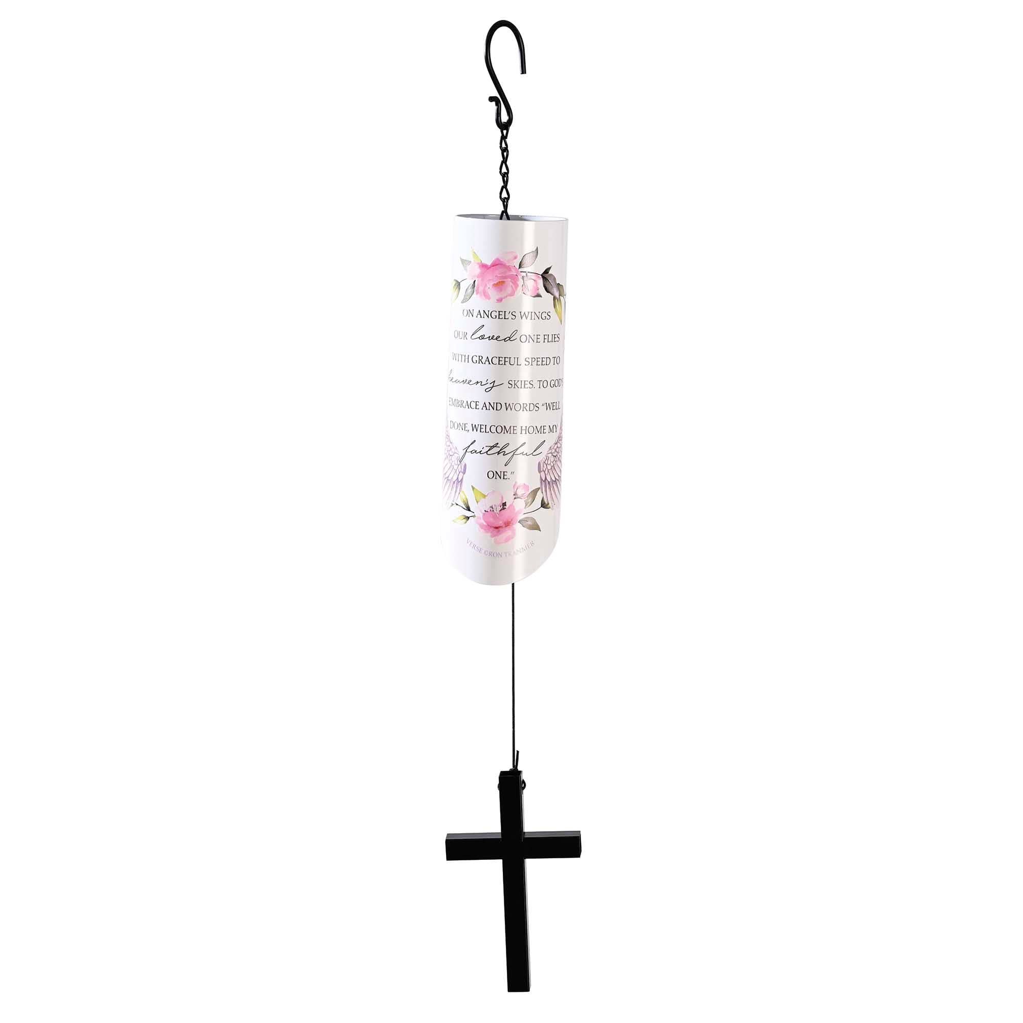 On Angels Wings Wind Chime 23"