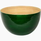 Bamboo Mixing Bowl Dark Green