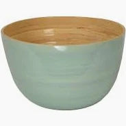 Bamboo Mixing Bowl Ice Blue