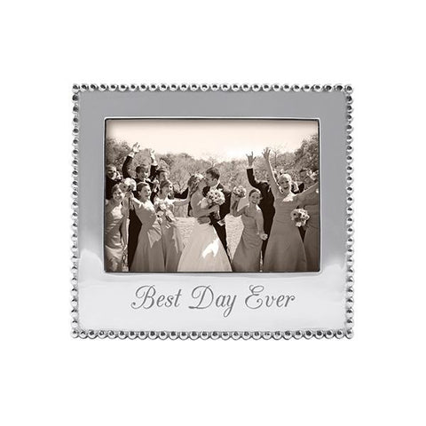 Best Day Ever Beaded Picture Frame 5x7