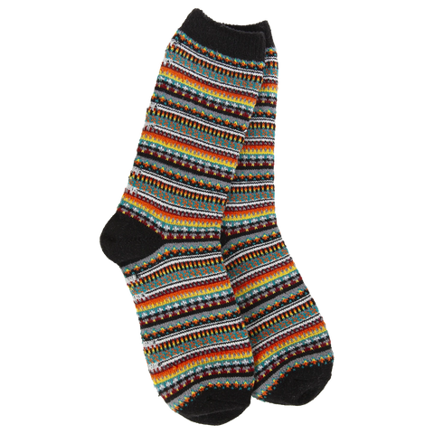 Black Stripe Socks 078