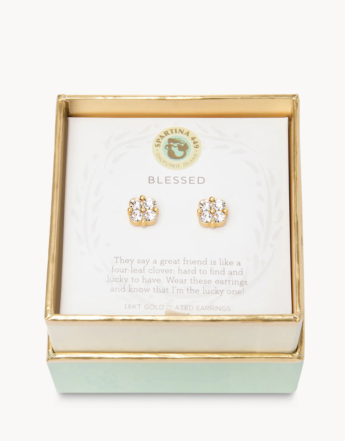 Sea La Vie Blessed Clover Earrings