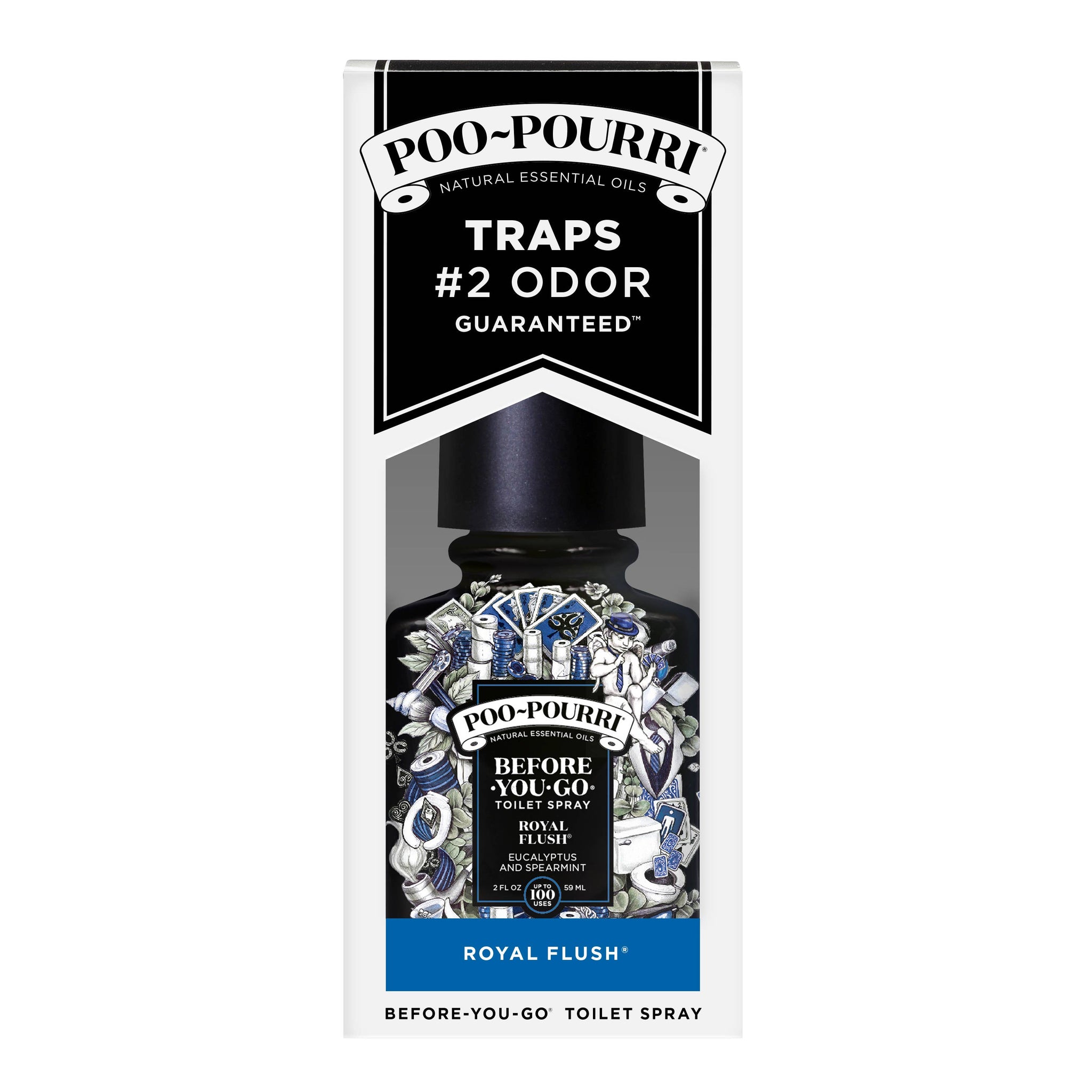 Poo~Pourri Royal Flush Eucalyptus + Spearmint 2oz