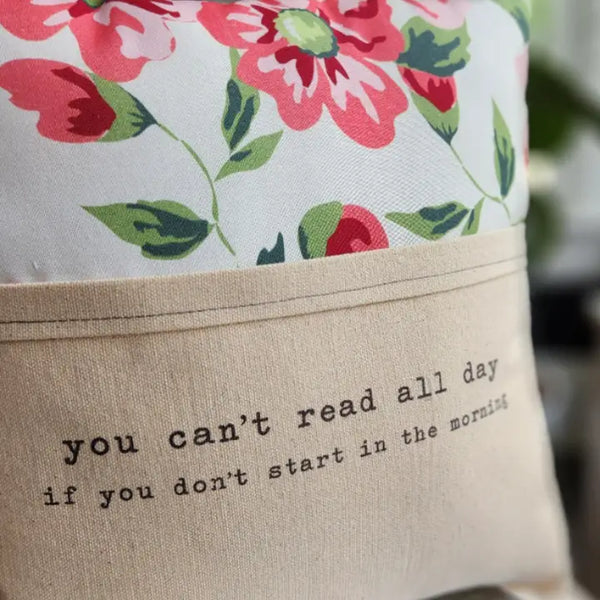 Reading Pillow You Can't Read All Day, Garden