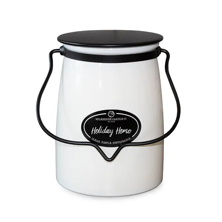 Butter Jar 22oz Candle: Holiday Home