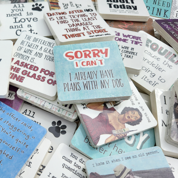 Coasters Paper 6pk You Call Them Swear Words