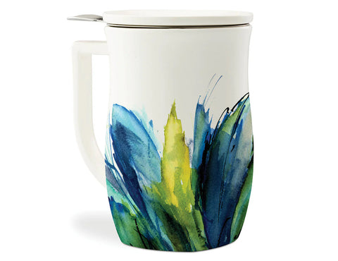 Tea Forte Fiore Blue Agave Mug