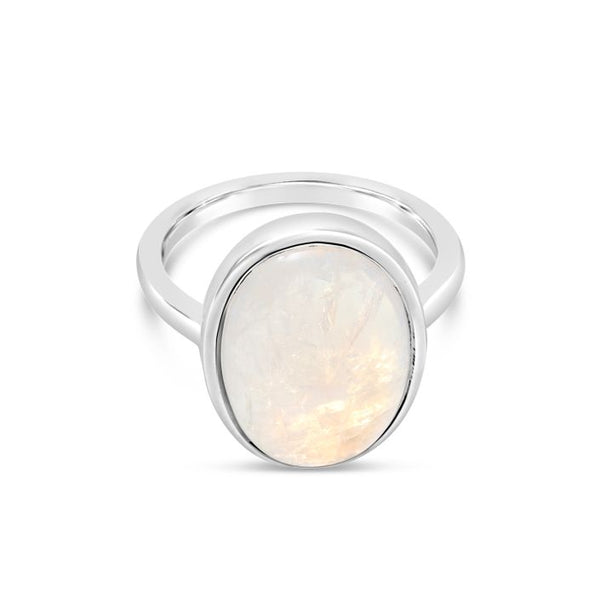 Goddess Ring Moonstone by Camille Kostek