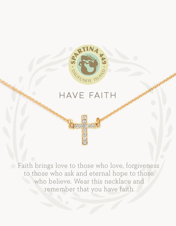 Sea La Vie Faith Cross Necklace