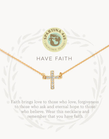 Sea La Vie Faith Cross Necklace