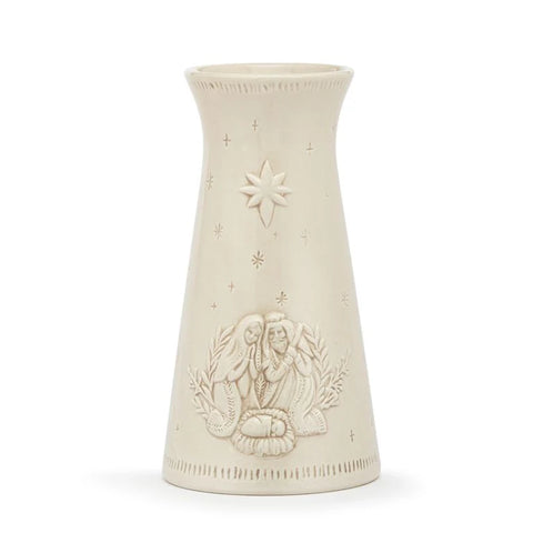 Holy Family Sculpted Vase