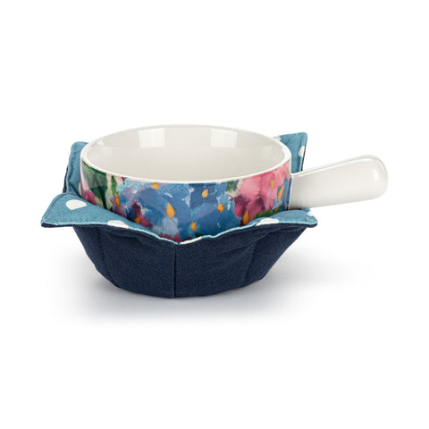 Soup Crock Bowl Cozy Hydrangea Ajisai