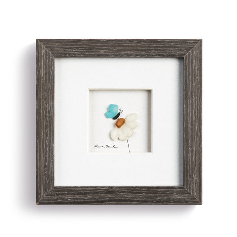 A Soft Place to Land Wall Art - Gray 6"
