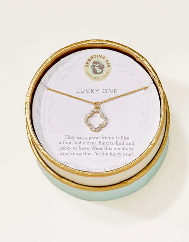 SLV Necklace Lucky One/Quatrefoil