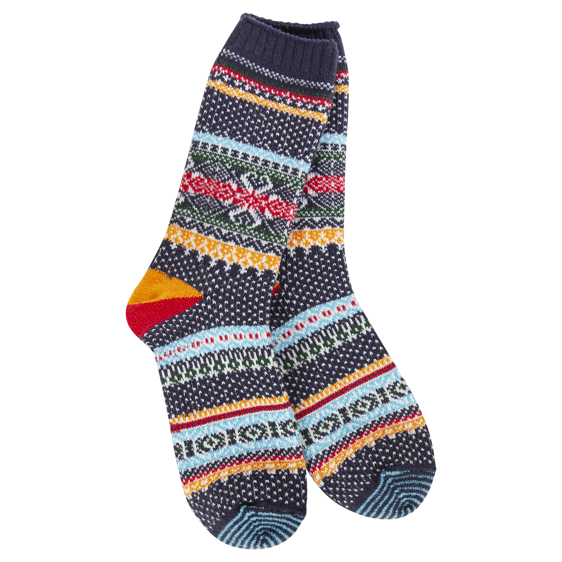 Navy Multi Socks 468