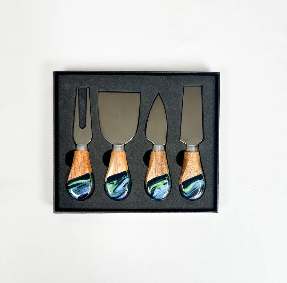 Cheese Knife Set Northern Lights