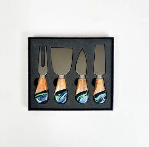 Cheese Knife Set Northern Lights