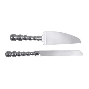 Pearled Cake Server Set