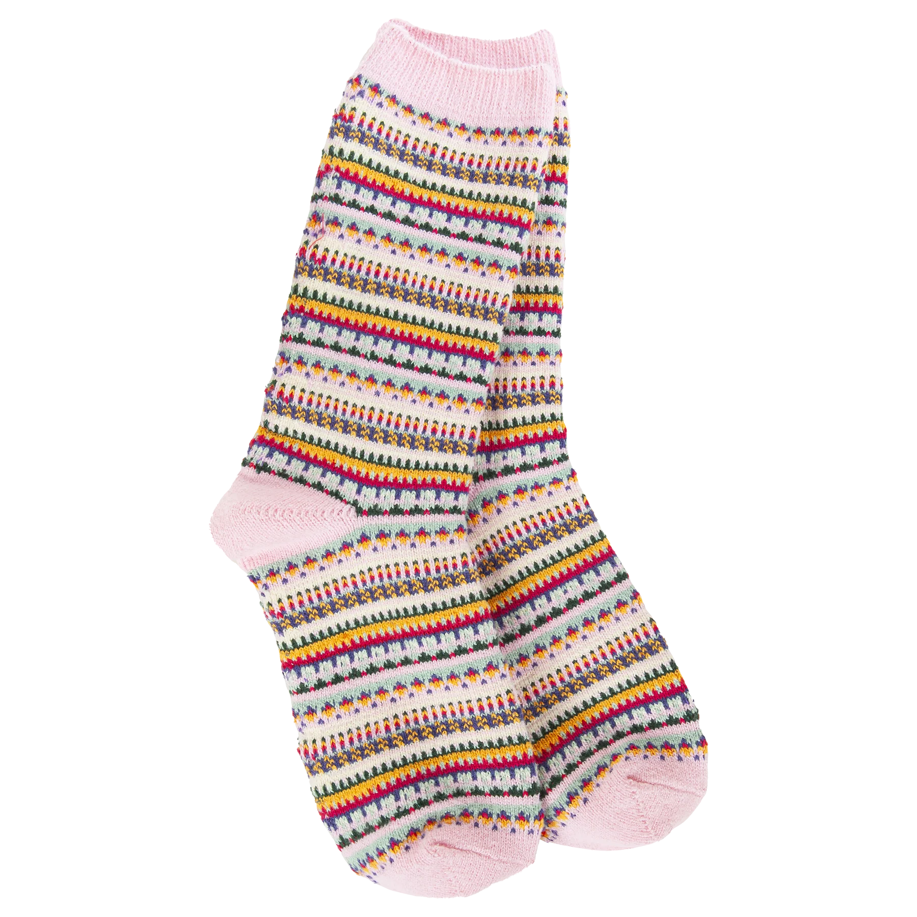Pink Stripe Socks 683