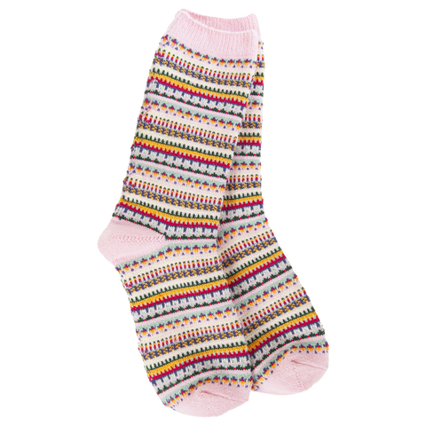 Pink Stripe Socks 683