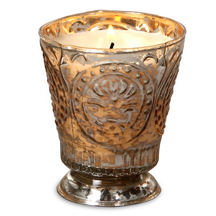 Fleur de Lys Champagne Tumbler Candle Bourbon Vanilla 8oz